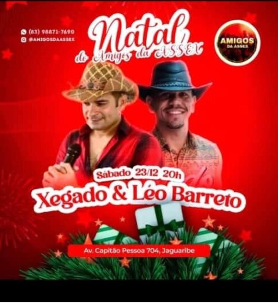 A Agenda Cultural Natalina Cheia De Atrações Musicais. Confira!!